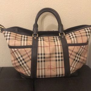 Burberry Haymarket Check Diaper bag